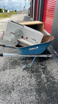 Jackson Wheelbarrow. Solid Unit.  Metal handles.