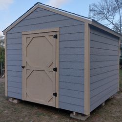 10 X 16 Shed 1 Door 2 Shelves 