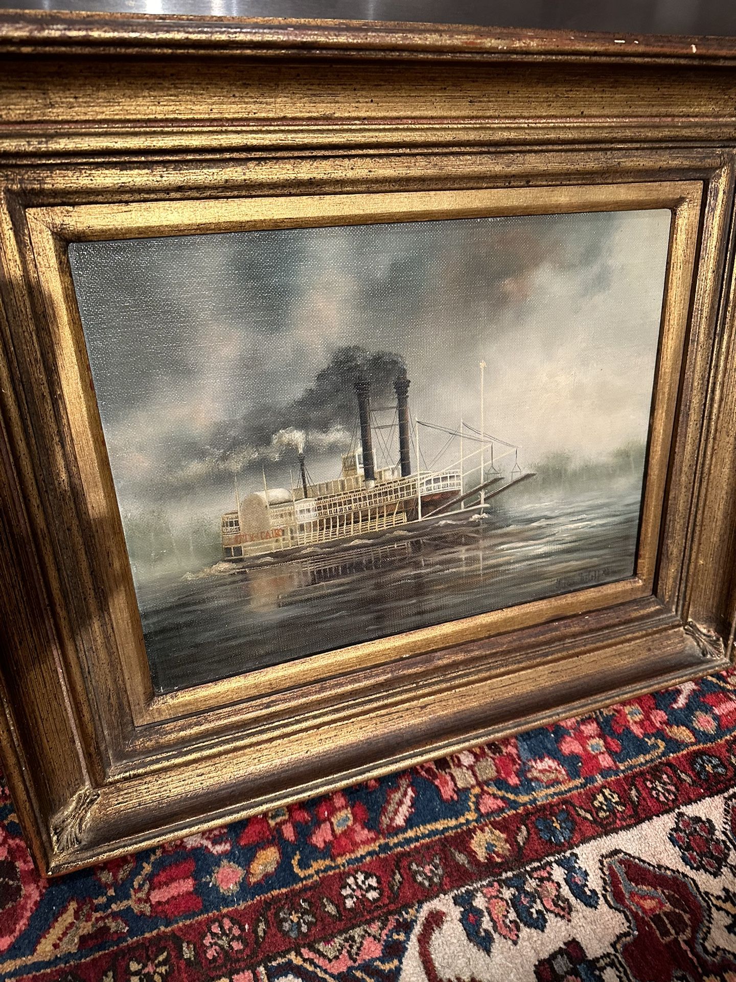 Signed, Antique Oil, Painting, By Helga Foroff