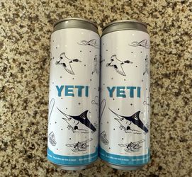 3x YETI Pop Top Empty Storage Stash Cans