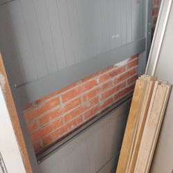 Triple Bunk Bed/L Shape With Dressers Blue