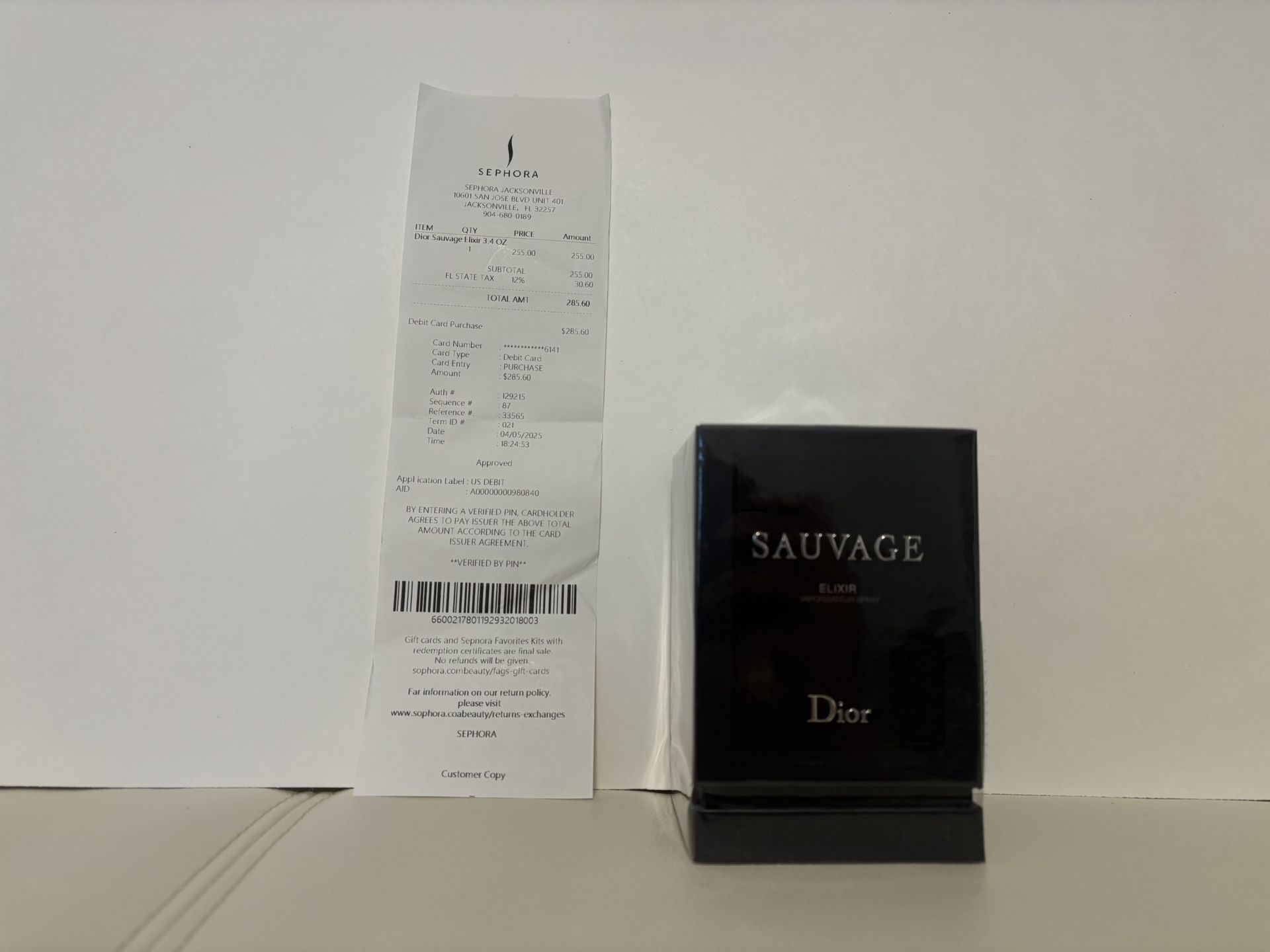 Dior Sauvage Elixir Cologne