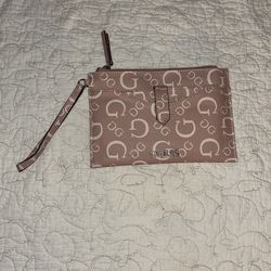 Guess Pink Clutch Bag