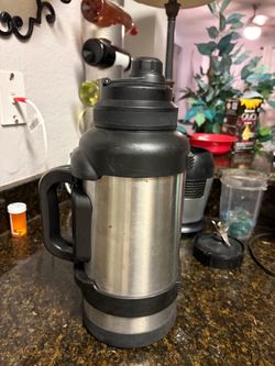 Large aluminum bottle