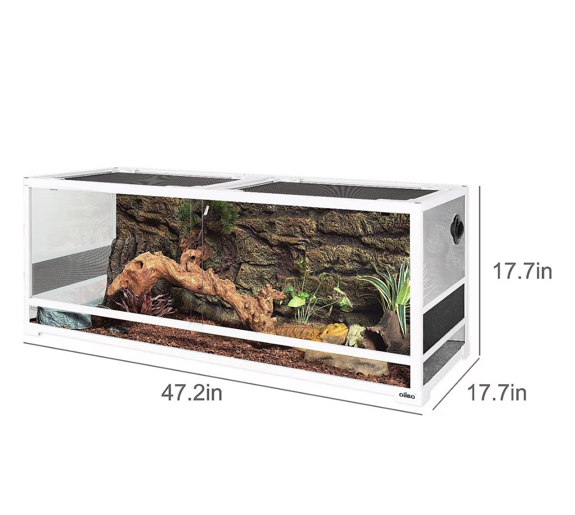 Terrarium Vivarium Palidarium Snake Frog Reptile Tank Cage Habitat