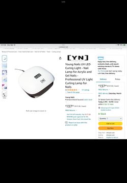 Young Nails Uv/Led Rechargeable Lamp (brand New And Still Sealed In The Box!)