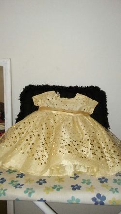 Gold dress..12mnths