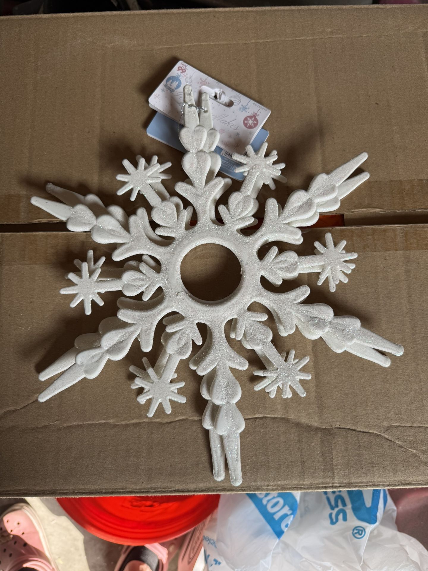 Christmas Tree Snowflake Ornaments