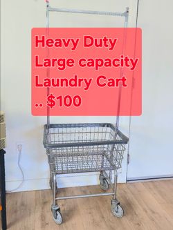 Commercial Laundry Cart Heavy Duty Large Capacity  HOME or OFFICE