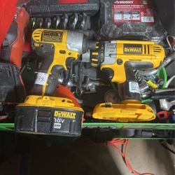 Dewalt Drill 18 V Xrp Three Speed And Impact As A Set No Batteries 60 Bucks