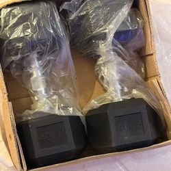 40lb Dumbbell Set 