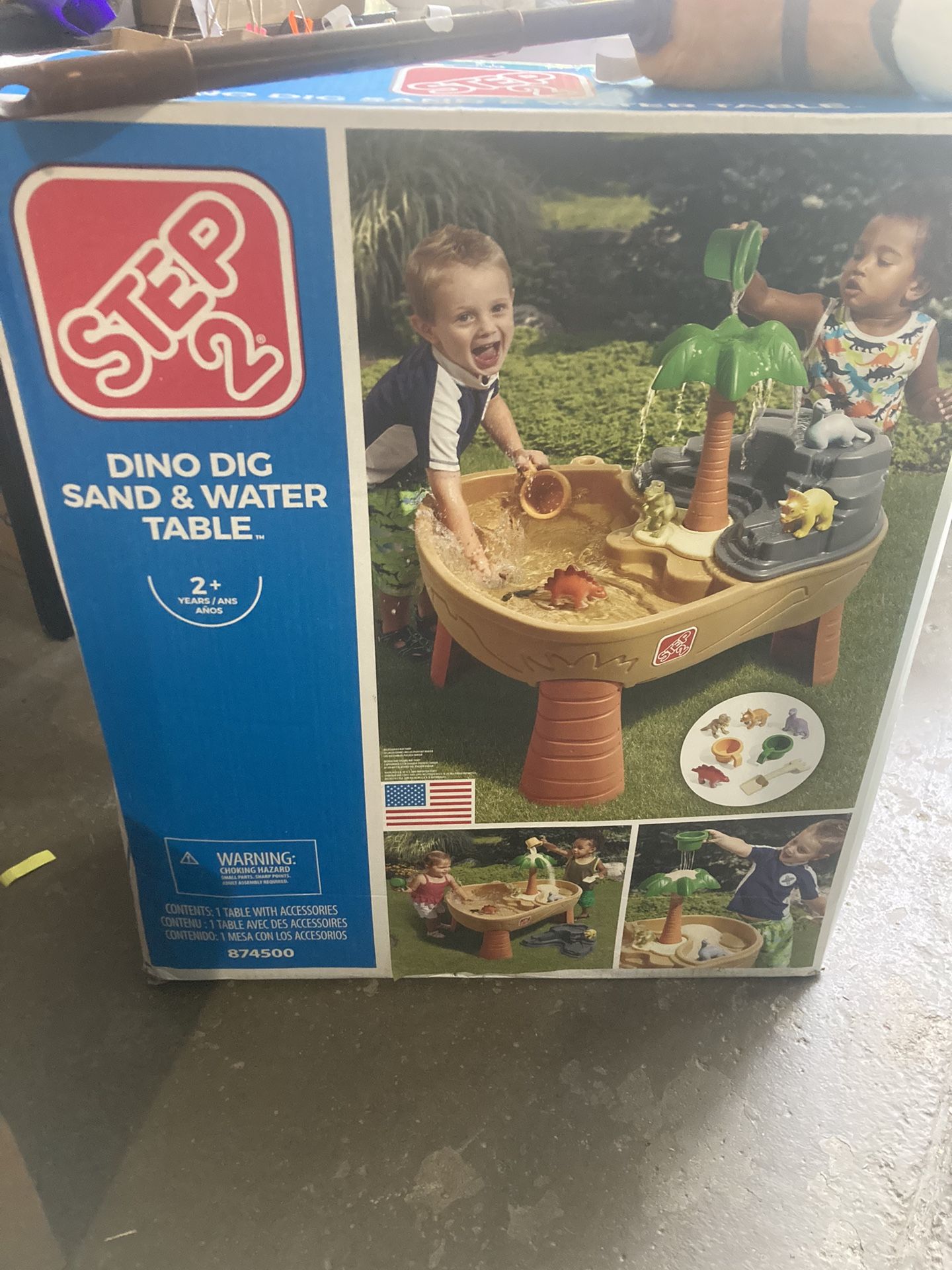 Kids Dino Dig Sand And Water Table Brand New