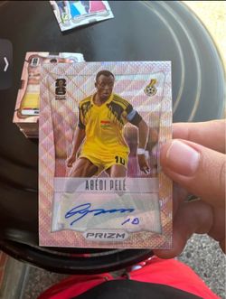 Abedi Pele 2026 Prizm FIFA World Cup Silver Wave Auto #12-AP Ghana