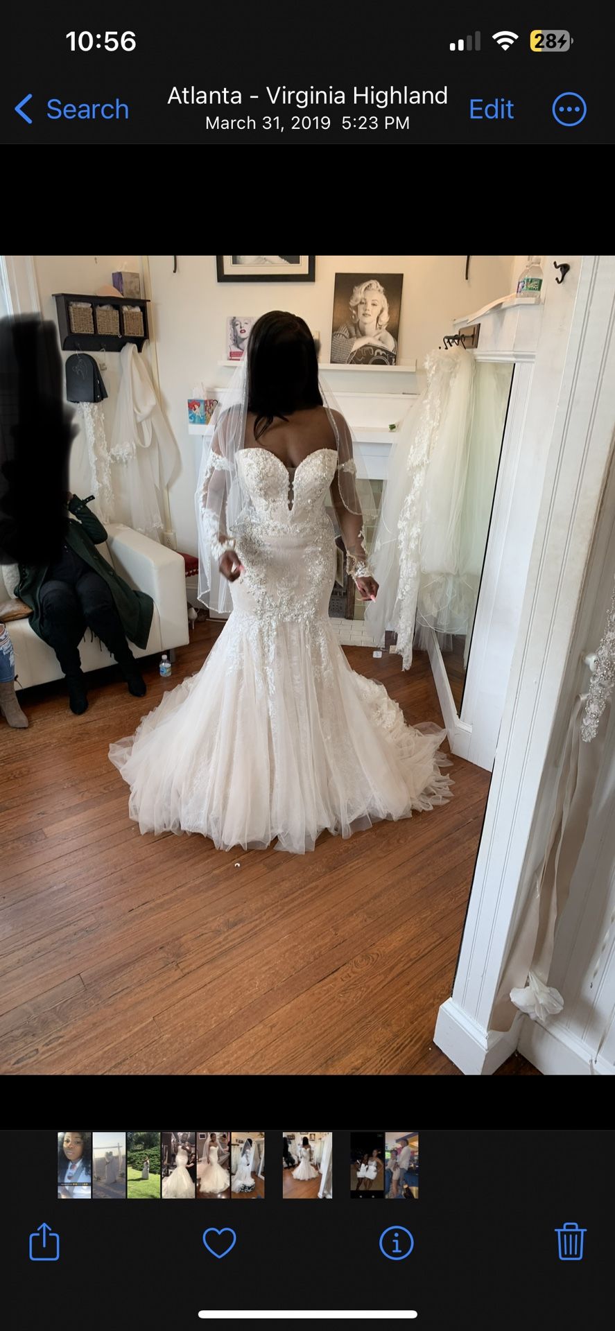 Wedding Dress And Veil