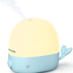 Humidifiers for Bedroom, 2.5L Cool Mist Humidifier for Home, Nursery, Baby with Essential Oil Diffuser, BPA Free, Night Light, Air Humidifier with Adj
