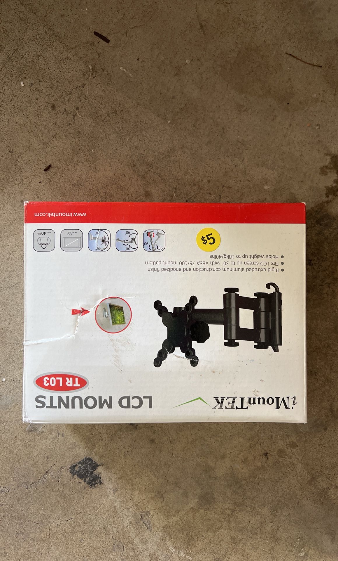 lcd screen wall mount