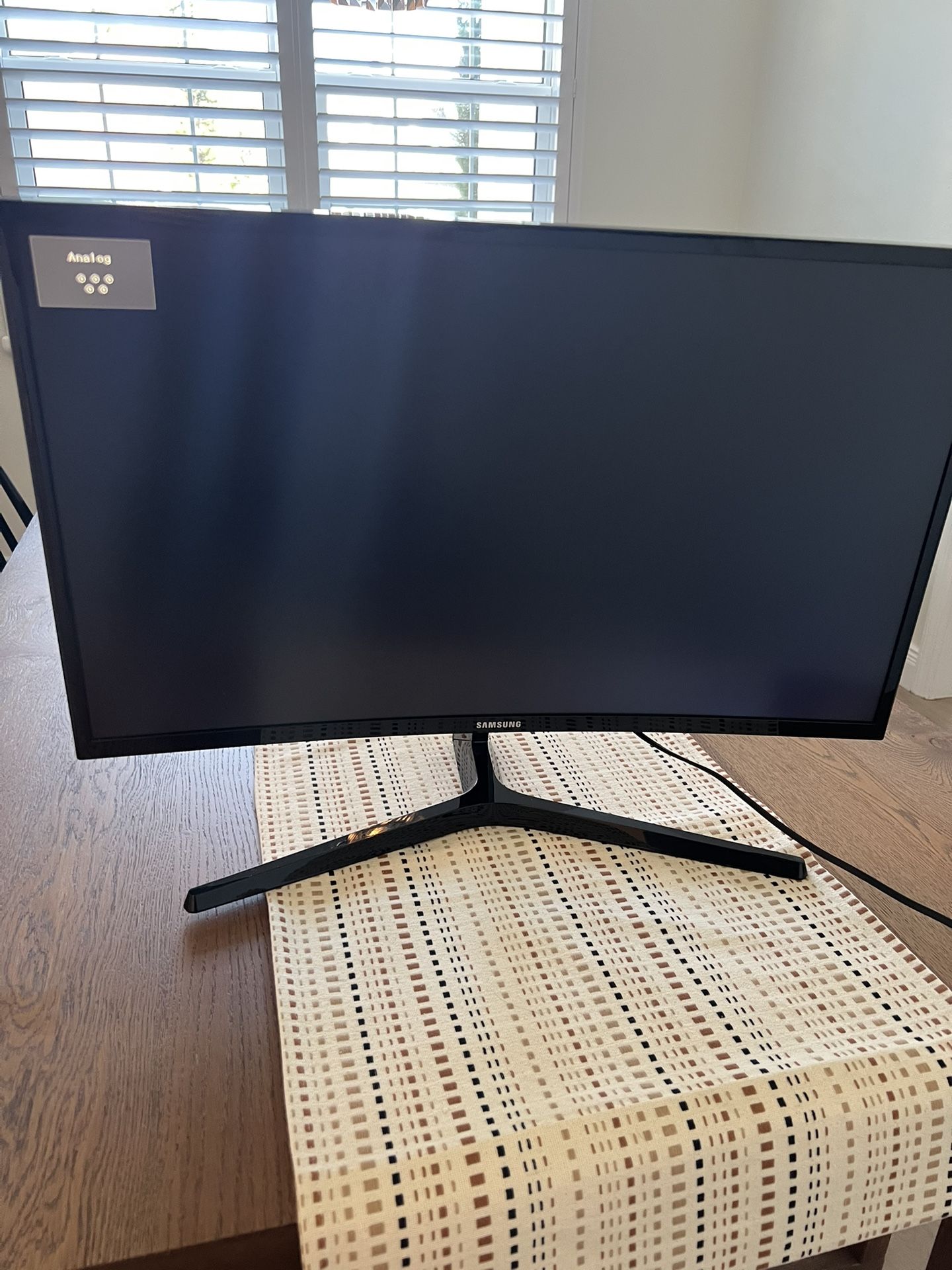 Samsung Curved 27 Inch Monitor Black