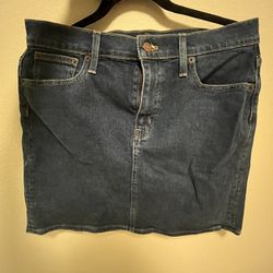 J Crew Denim Skirt