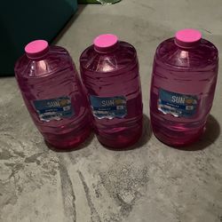3 Large Bottles Of Bubbles New