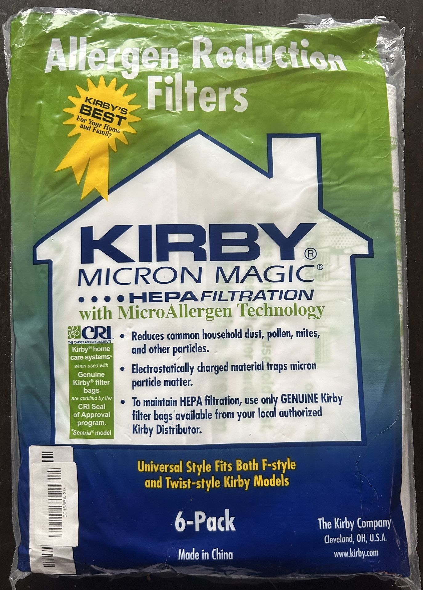 5 Free Kirby vacuum Bags