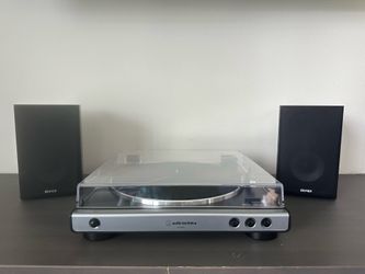 Audio-Technica Turntable & Edifier Speakers