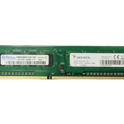 RAmos 4GB DDR3 1600Mhz 288 pin Desktop Memory Non ECC 2400 Low Density RAM