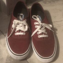 Vans Burgundy Shoe