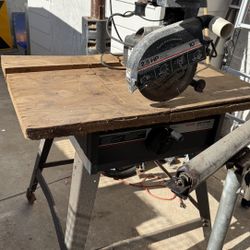 Sears Craftsman Table  Electronic Radial Saw. 