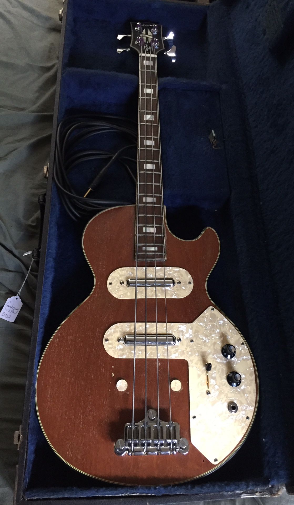Amazing Custom 1970s Gibson Les Paul (Triumph?) SHORT SCALE Bass- in great condition - PRICE REDUCED - buy now!