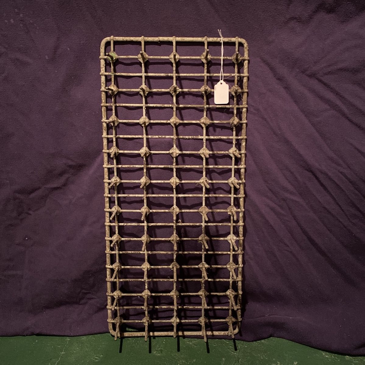 Antique French Metal Bottle Rack