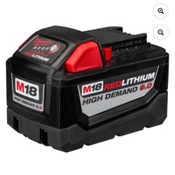 Milwaukee 48-11-1890 - M18 Redlithium High Demand 18V 9.0Ah Li-Ion Battery