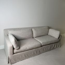 RH Slipcovered Couch Restoration Hardware Sofa 