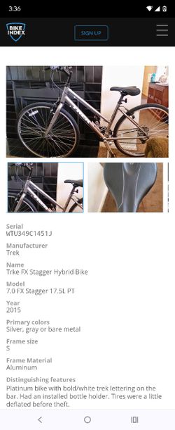 TREK FX STAGGER HYBRID BIKE WITH BLUETOOTH