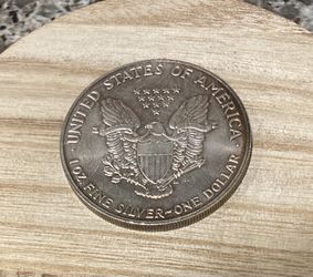 1992 1oz Silver Eagle Toned OBO