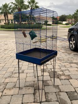 Large Bird Cage With Stand