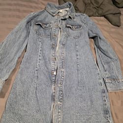 Long Denim Jacket 