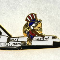 Vintage Olympic Pin Sam The Eagle NASA 1984