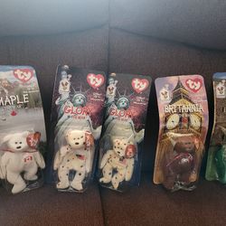 Ty Beanie Babies Complete Set+additional Glory The Bear