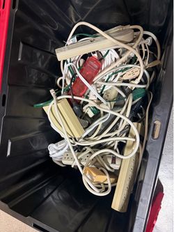 Bulk Extension Cords & Power Strips Lot