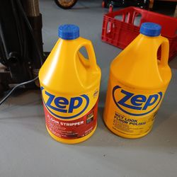 ZEP Floor Stripper And Wet Look Finish Polish 