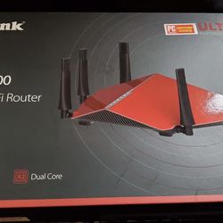 D-Link AC3200 Tri Band Gigabit Ultra WiFi Router 