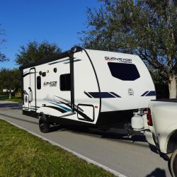 2022 Forest River Surveyor Legend fiberglass exterior