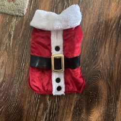 Sm -Santa Dog Costume