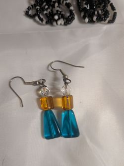 Angel drop earrings