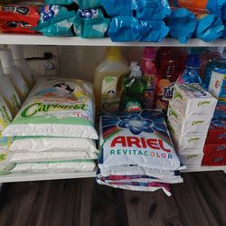 Jabón Carisma, Ariel, Fabuloso 