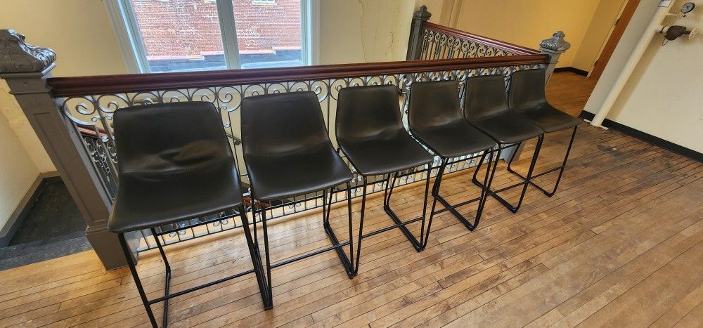 28" Bar Stool Set Of 6