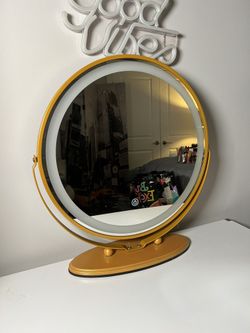 Gold Led Vanity Mirror