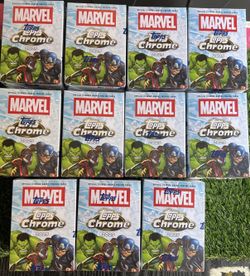 2025 Topps Chrome Marvel Factory Sealed Value Blaster Box LOT OF 20 Boxes