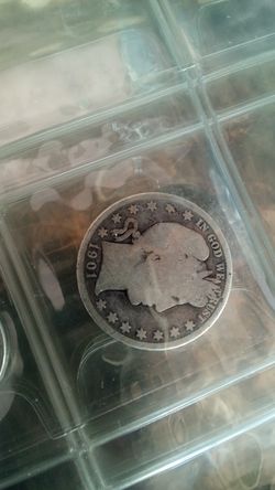 OLD BARBER LIBERTY HALF DOLLAR FROM 1901