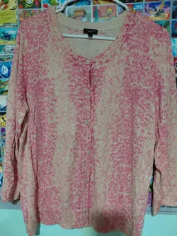Talbots Pink Button-Front Cardigan Sweater